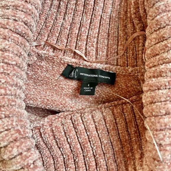 INC | chenille cowl-neck sweater - Picture 4 of 5